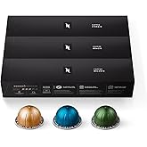 Nespresso Capsules Vertuo, Variety Pack, Medium and Dark Roast Coffee, 30 Count Coffee Pods, Brews 7.8 oz.