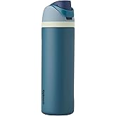 Owala FreeSip Insulated Stainless Steel Water Bottle with Straw, BPA-Free Sports Water Bottle, Great for Travel, 24 Oz, Denim