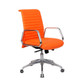 Ribbed OX Conference Office Chair High Back Orange by ModSavy