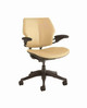 Humanscale Freedom Chair, Light Brown Leather, Fully Adjustable