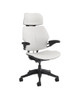 Humanscale Freedom Headrest Chair, Fully Adjustable, White Leather