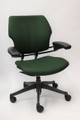 Humanscale Freedom Chair, Green, Fully Adjustable
