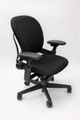 Steelcase, Leap Chair, Black, Fabric, + Pivot Arms,