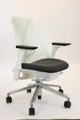 Herman Miller Sayl Chair Gray Back and Gray Seat White Frame