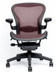 Herman Miller, Aeron Chair, Fully Featured Model, Size B, Burgundy