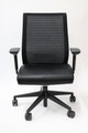 Steelcase Think Chair Mesh Back and Black Leather Seat