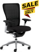 Haworth Zody Chair, Titanium Frame, Adjustable Arms, - Adjustable Lumbar Support