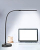 ModSavy Lighting Desk Lamp, Black,LED Desk Lamp, Swing Arm Architect Task Lamp with Long Flexible Gooseneck, Heavy Base, 3 Color Modes, 10 Brightness Levels, and USB Adapter, Desk Light for Home/Office/Drafting/Reading/Piano