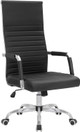 Ribbed Office Chair High Back Black by ModSavy