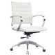 Sopada Conference Office Chair Mid Back, White by ModSavy