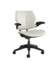 Humanscale Freedom Chair, White Leather, Fully Adjustable