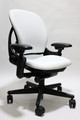 Steelcase, Leap, Chair, White, Leather,