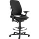 Steelcase, Leap V2, Drafting Work Stool Chair, in Black,