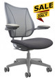 Humanscale Liberty Chair, Platinum, Adjustable Arms 