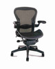 Herman Miller Aeron Chair, Size C, All Features, Fully Adjustable Arms, Tilt Limiter and Seat Angle, Adjustable Lumbar Support