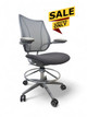 Humanscale Liberty Chair, Platinum, Adjustable Arms, Stool,