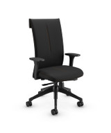 Leef  Office Chairby Cavaletti Black Fabric